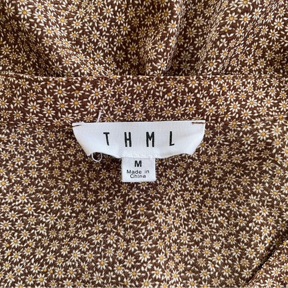 THML Multicolor Floral Embroidered Blouse Size Medium EUC - Picture 11 of 16